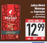Bohnen im EDEKA Prospekt Melange von Julius Meinl im aktuellen EDEKA Prospekt für 12,99 €