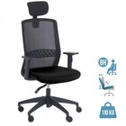 Fauteuil de bureau SCOTT - accoudoirs réglables - appuie-tête réglable - noir - Officepro à 239,00 € dans le catalogue Bureau Vallée