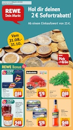REWE Prospekt "Dein Markt" für Hannover, 14 Seiten, 31.08.2026 - 05.09.2026