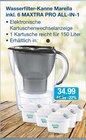 Wasserfilter-Kanne Marella inkl. 6 MAXTRA PRO ALL-IN-1 im V-Markt Prospekt Wasserfilter-Kanne Marella inkl. 6 MAXTRA PRO ALL-IN-1 von Brita im aktuellen V-Markt Prospekt für 34,99 €