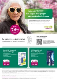 Apotheke Prospekt von mea - meine apotheke Aschaffenburg mea - meine apotheke Prospekt: "Unsere März-Angebote", 4 Seiten, 01.03.2023 - 31.03.2023
