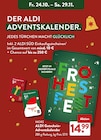 ALDI Gutschein-Adventskalender im ALDI SÜD Prospekt ALDI Gutschein-Adventskalender von HACHEZ im aktuellen ALDI SÜD Prospekt für 14,99 €