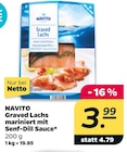 Graved Lachs Angebote von NAVITO bei Netto mit dem Scottie Bautzen für 3,99 €