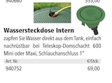 Wassersteckdose Intern von Graf im aktuellen Holz Possling Prospekt für 69,00 €