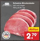Aktuelle Schweinefleisch Angebote bei Netto Marken-Discount in Rostock Aktuelles Schweine-Minutensteaks Angebot bei Netto Marken-Discount in Rostock ab 2,79 €