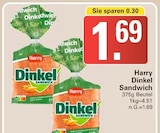 Dinkel Sandwich bei WEZ im Bad Oeynhausen Prospekt für 1,69 €