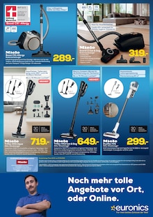 Staubsauger im EURONICS Prospekt "GENAU RICHTIG. MIELE MACHT'S EINFACH BESSER." mit 4 Seiten (Hamburg)