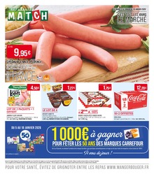 Prospectus Supermarchés Match à Saint-Louis, "SUPERMARCHÉ MATCH", 24 pages, 06/01/2026 - 18/01/2026
