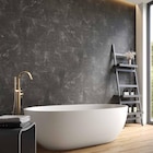 Dalle murale PVC marbre noir mat 80x40 cm - Falquon dans le catalogue Décor Discount