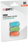 PACK DE 3 CLES USB 2.0 D250 16GB - EMTEC - Auchan Hypermarché à Cambrai PACK DE 3 CLES USB 2.0 D250 16GB - EMTEC en promo chez Auchan Hypermarché Cambrai à 17,99 €