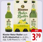 Natur Radler Angebote von Kloster bei E center Darmstadt für 3,79 €