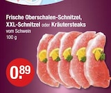 Frische Oberschalen-Schnitzel bei V-Markt im Heimertingen Prospekt für 0,89 €