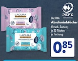 Abschminktücher Pflegend von Lacura im aktuellen ALDI SÜD Prospekt für 0,85 €