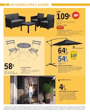 Promos Parasol dans le catalogue "Vague de fraîcheur sur votre budget" de E.Leclerc Parasol en promo dans le catalogue E.Leclerc à la page 10