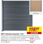 WPC-Steckzaunsystem 'Tim' Angebote bei toom Baumarkt Fürth für 119,99 €