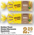 Dinkel Harmonie Sandwich von Golden Toast im aktuellen E center Prospekt