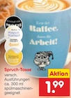 Spruch-Tasse im aktuellen Netto Marken-Discount Prospekt