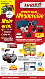 toom Baumarkt Baumärkte Prospekt der aktuellen Woche mit 16 Seiten, gültig von 15.08.2026 bis 21.08.2026, in Dortmund und Umgebung Aktueller toom Baumarkt Baumärkte Prospekt in Dortmund und Umgebung, "Respekt, wer's selber macht." mit 16 Seiten, 15.08.2026 - 21.08.2026
