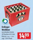 Erdinger Weißbier im Angebot bei famila Nordost in Stralsund Erdinger Weißbier Angebote bei famila Nordost Stralsund für 14,99 €