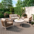 Promo Salon "nerio" 4 places beige à 489,00 € dans le catalogue Brico Dépôt à Chartres