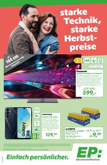 Fernseher im EP: Prospekt "starke Technik, starke Herbstpreise" mit 12 Seiten (Oranienburg)