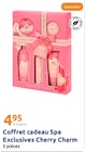 Coffret cadeau Cherry Charm - Spa Exclusives en promo chez Action Boulogne-Billancourt à 4,95 €