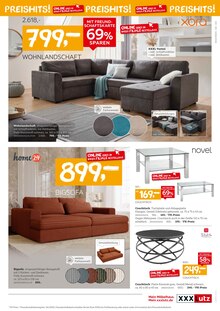 Sofa im XXXLutz Möbelhäuser Prospekt "WOHNEN-PREISHITS!" mit 12 Seiten (Wiesbaden)