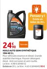 Huile Auto Semi-Synthétique 10W-40 5L - TEMYER en promo chez Rural Master Le Mans à 24,90 €