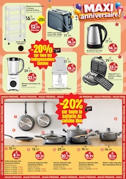 Prix et réduction Cuisine dans le prospectus Maxi Bazar en cours Offre Cuisine dans le catalogue Maxi Bazar du moment à la page 15