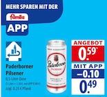 Pilsener Angebote von Paderborner bei famila Nordost Kiel für 0,49 €