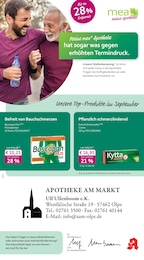 mea - meine apotheke Prospekt für Olpe mit 4 Seiten mea - meine apotheke Prospekt für Olpe: "Unsere September-Angebote", 4 Seiten, 01.09.2025 - 30.09.2025