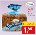 Eiweißbrot von Korn Mühle für 1,89 € bei Netto Marken-Discount im Angebot Eiweißbrot von Korn Mühle im aktuellen Netto Marken-Discount Prospekt