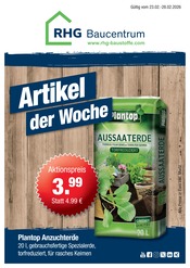 Aktueller RHG Baucentrum Baumärkte Prospekt in Klingenthal und Umgebung, "Artikel der Woche" mit 1 Seite, 23.02.2026 - 28.02.2026
