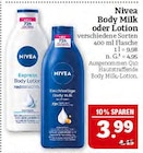 Body Milk oder Lotion Angebote von Nivea bei Marktkauf Hof für 3,99 €