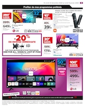 Promos TV UHD dans le catalogue "DÉMARREZ L'ANNÉE AVEC DES OFFRES DERNIER CRI !" de Carrefour à la page 13