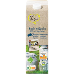 Frische Weidemilch