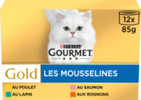 COFFRET GOLD LES MOUSSELINE MULTIVARIÉTÉ GOURMET PURINA - PURINA à 5,99 € dans le catalogue Auchan Hypermarché