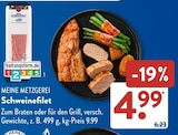 Schweinefilet Angebote von MEINE METZGEREI bei ALDI SÜD Darmstadt für 4,99 €