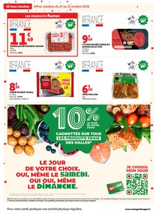 Promotion Bio dans le prospectus Auchan Hypermarché, valable du 27/10/2026 au 01/11/2026 Promo Bio dans le catalogue Auchan Hypermarché du moment à la page 12