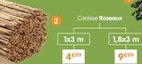 Canisse roseaux 1x3 m en promo chez B&M Valence à 4,99 €