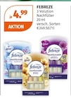 3 Volution Nachfüller von Febreze im aktuellen Müller Prospekt für 4,99 €