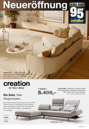 Couch im Möbel Inhofer Prospekt "95 JAHRE JUBILÄUM" auf Seite 5