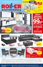 Gartenmöbel im ROLLER Prospekt in Offenburg Aktueller ROLLER Prospekt mit Gartenmöbel, "DURCH GEDREHTE KÜCHENDEALS", Seite 1