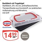 Backblech mit Tragebügel Angebote von Dr. Oetker bei GLOBUS Nettetal für 14,99 €