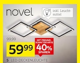 LED-Deckenleuchte von Novel für 59,99 € bei XXXLutz Möbelhäuser im Angebot LED-Deckenleuchte von Novel im aktuellen XXXLutz Möbelhäuser Prospekt