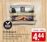 Die Bratwurst bei famila Nordost im Neu Wulmstorf Prospekt für 4,44 €