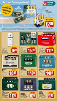 Bier im REWE Prospekt "Dein Markt" mit 30 Seiten (Aalen)