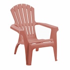 Fauteuil dolomiti terracotta en promo chez B&M Niort à 14,89 €