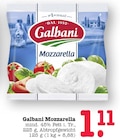 Mozzarella Angebote von Galbani bei E center Karlsruhe für 1,11 €