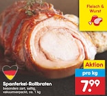 Spanferkel-Rollbraten Angebote bei Netto Marken-Discount Monheim für 7,99 €